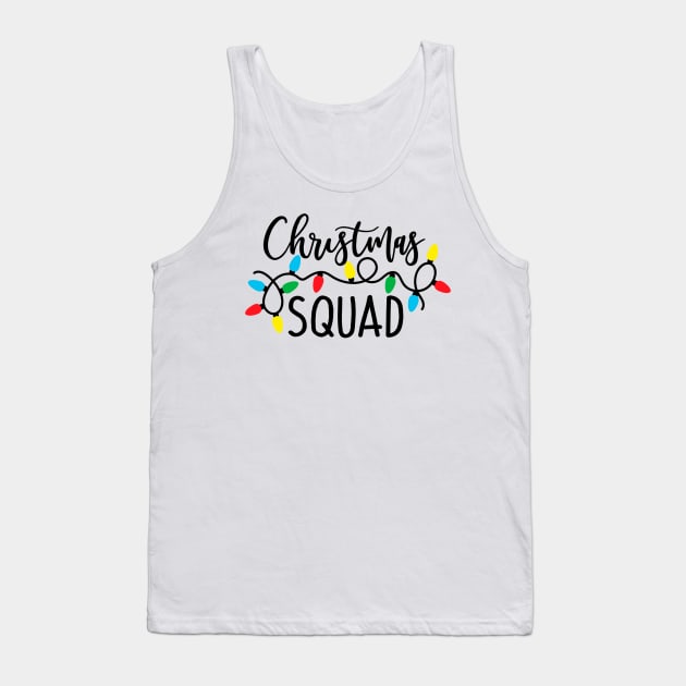 Christmas Squad fun Xmas lights design Tank Top by kuallidesigns